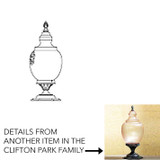 Hanover Lantern B17260 Clifton Park Small Traditional Outdoor Pier Mount