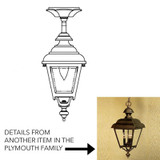 Hanover Lantern B2421 Plymouth Small Traditional Exterior Flush Mount Light Fixture