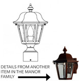 Hanover Lantern B2531 Manor Small Exterior Post Light Fixture