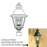 Hanover Lantern B51430 South Bend Medium Traditional Outdoor Post Light Fixture