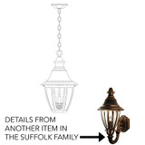 Hanover Lantern B52420 Suffolk Medium Outdoor Drop Lighting Fixture
