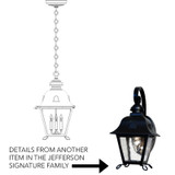 Hanover Lantern B8419 Jefferson Signature Grande Traditional Outdoor Hanging Lamp
