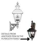Hanover Lantern B9670 Plymouth Large Traditional Exterior Wall Sconce