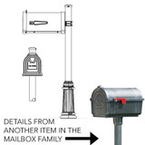 Hanover Lantern M201 Mailbox Outdoor Mailbox