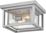 Hinkley 1003SI Republic Satin Nickel LED Outdoor Ceiling Lighting