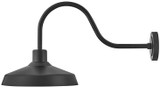 Hinkley 12074BK Forge Black Outdoor Lamp Sconce
