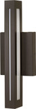 Hinkley 12312BZ Vue Contemporary Bronze LED Outdoor Light Sconce