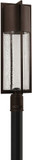 Hinkley 1321KZ-LV Shelter Modern Dark Bronze LED Exterior Post Lighting Fixture
