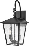 Hinkley 14064BK Huntersfield Traditional Black LED Exerior Medium Wall Sconce
