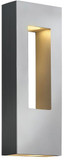 Hinkley 1648TT-LED Atlantis Modern Titanium LED Exterior 16" Wall Lamp