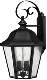 Hinkley 1675BK Edgewater Black LED 15" Outdoor Wall Light Sconce