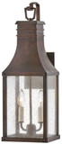 Hinkley 17464BLC Beacon Hill Vintage Blackened Copper Exterior Wall Lighting Fixture