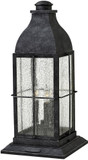 Hinkley 2047GS-LV Bingham Traditional Gray LED Outdoor Pier Mount