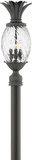Hinkley 2121MB-LV Plantation Black LED Outdoor Post Light Fixture