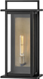 Hinkley 24025BK Langston Contemporary Black Exterior 11" Sconce Lighting