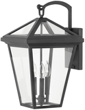 Hinkley 2565MB-LL Alford Place Contemporary Museum Black LED 12" Exterior Lighting Sconce