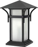 Hinkley 2576SK-LV Harbor Contemporary Black LED Outdoor Pier Mount