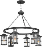 Hinkley 2689BK Lakehouse Traditional Black Exterior Chandelier Light