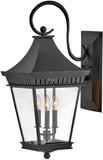 Hinkley 27094MB Chapel Hill Museum Black LED Outdoor Wall Sconce Light
