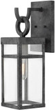 Hinkley 2800DZ-LL Porter Modern Aged Zinc LED Outdoor Wall Light Fixture