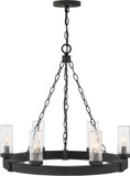 Hinkley 29206BK-LV Sawyer Modern Black LED Chandelier Light
