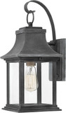 Hinkley 2930DZ Adair Aged Zinc Outdoor Small Wall Lighting Fixture
