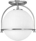 Hinkley 3403BN Somerset Contemporary Brushed Nickel Ceiling Light Fixture