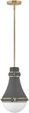 Hinkley 39057DMG Oliver Modern Dark Matte Grey LED Mini Pendant Lamp