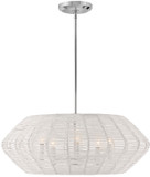 Hinkley 40384PCM Luca Polished Chrome LED 28" Pendant Light Fixture