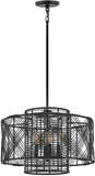 Hinkley 41063BLK Nikko Modern Black Pendant Lamp