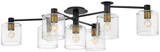 Hinkley 4513BK Axel Modern Black Overhead Lighting Fixture