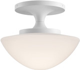 Hinkley 47813CI Knox Modern Chalk White Flush Ceiling Light Fixture
