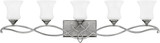 Hinkley 5005AN Brooke Antique Nickel LED 5-Light Bathroom Light