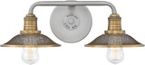 Hinkley 5292AN Rigby Contemporary Antique Nickel 2-Light Bath Light Fixture