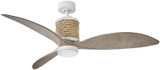 Hinkley 903160FMW-NDD Marin Matte White LED 60" Home Ceiling Fan