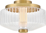 Hinkley FR41463LCB Reign Contemporary Lacquered Brass LED Flush Lighting