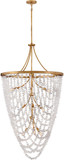 Hinkley FR41598DA Myra Modern Distressed Brass Multi Pendant Light Fixture