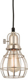 Hi-Lite Manufacturing H-99545-C-160-160 Baldwin Modern Polished Nickel Mini 6" Pendant Light Fixture