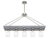 Hunter Lighting 19007 Devon Park Contemporary Brushed Nickel Kitchen Island Light