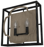 Hunter Lighting 19227 Stone Creek Contemporary French Oak Wall Lighting Fixture