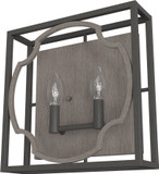 Hunter Lighting 19228 Stone Creek Contemporary Noble Bronze Wall Light Fixture