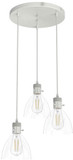 Hunter Lighting 19310 Van Nuys Modern Brushed Nickel Multi Lighting Pendant