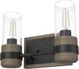 Hunter Lighting 19464 River Mill Modern 2-Light Bathroom Light Fixture
