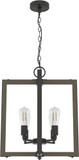 Hunter Lighting 19806 Woodburn Modern 18.5" Drop Ceiling Lighting