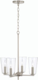 Home Place 348641BN-538 Portman Brushed Nickel Mini Lighting Chandelier