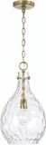 Home Place 349012AD Brentwood Aged Brass Mini Pendant Lighting