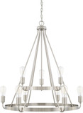 Home Place 420091BN Tanner Brushed Nickel Chandelier Lighting