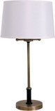 House of Troy A752-AB/BLK Alpine Antique Brass and Black Table Lamp Lighting