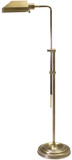 House of Troy CH825-AB Coach Antique Brass Lighting Floor Lamp
