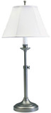 House of Troy CL250-AS Club Antique Silver Lighting Table Lamp